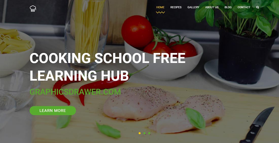 Themewagon Live Demo _ Cooking School-A High-Quality Mobile-Friendly Free HTML5 Open Source Template for Easy Modification