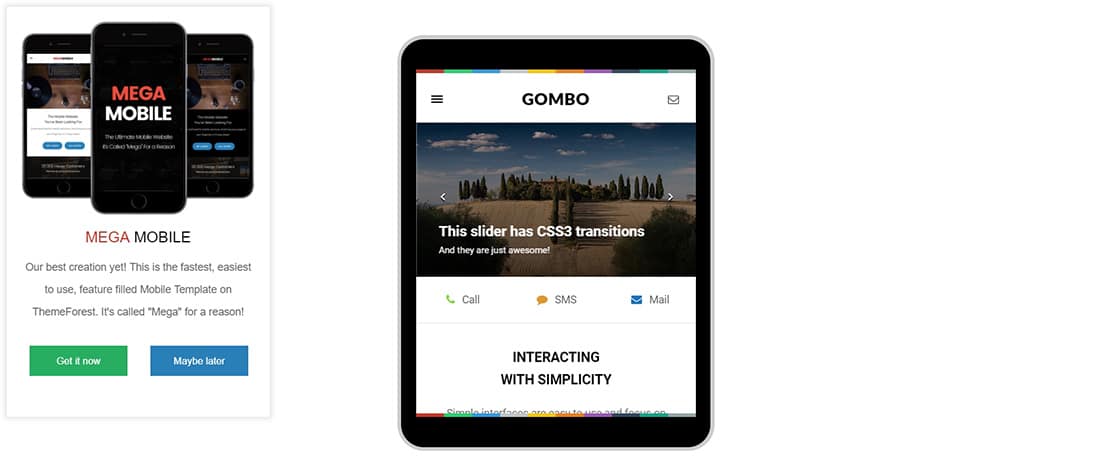 Gombo Mobile Theme