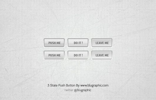 3 State Push Button Free PSD