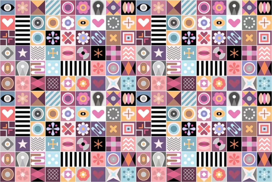 Abstract Geometric Pattern Set