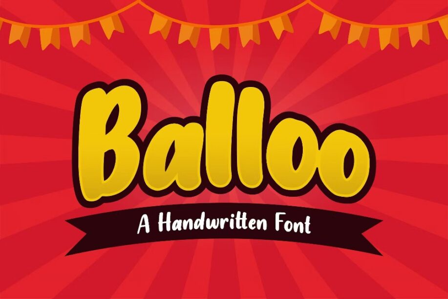 Handwritten Bubble Font