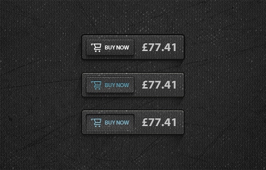 Dark Buy Now Button Free PSD