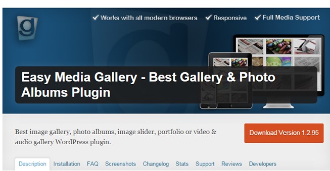 Easy Media Gallery - The Best Gallery &amp; Photo Album Plugin
