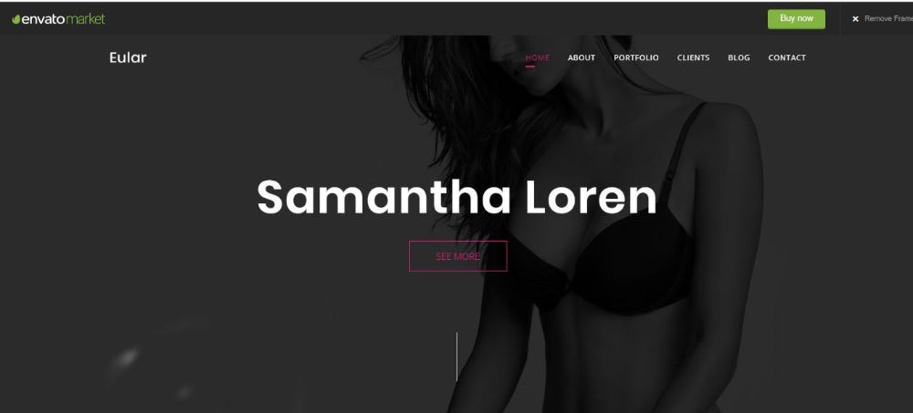 Eular- Model & Actor Portfolio Template