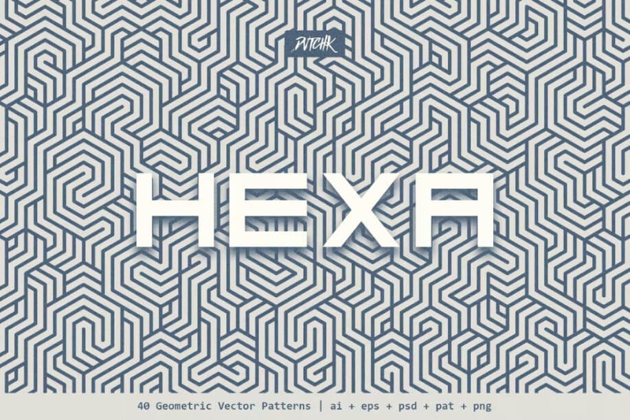 Hexa - Geometric Vector Patterns