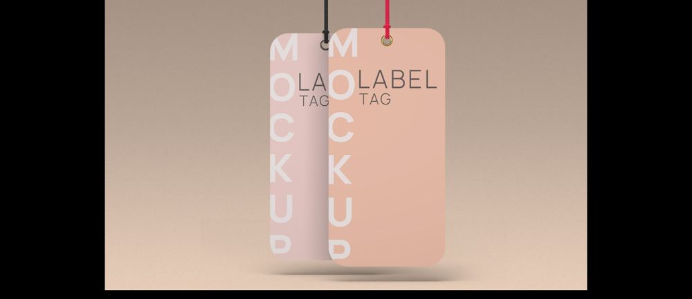 Label Tag Mockup