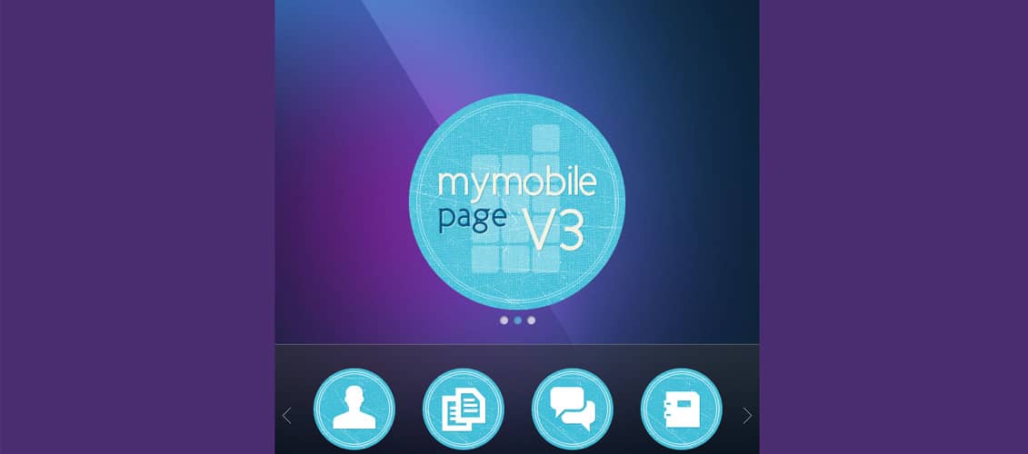 My Mobile Page WordPress Theme