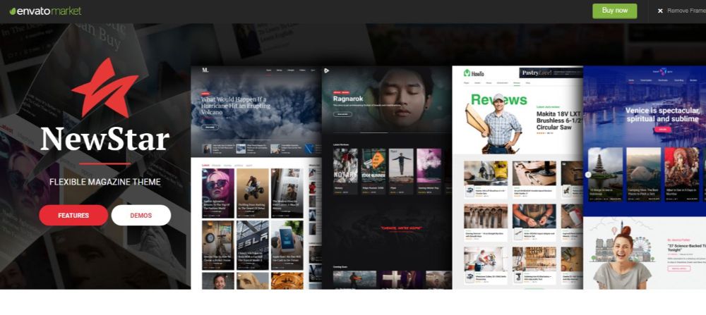NewStar - Magazine & News WordPress Theme