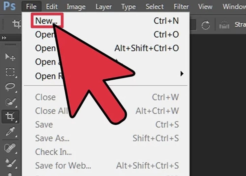 Opening Photoshop Software
