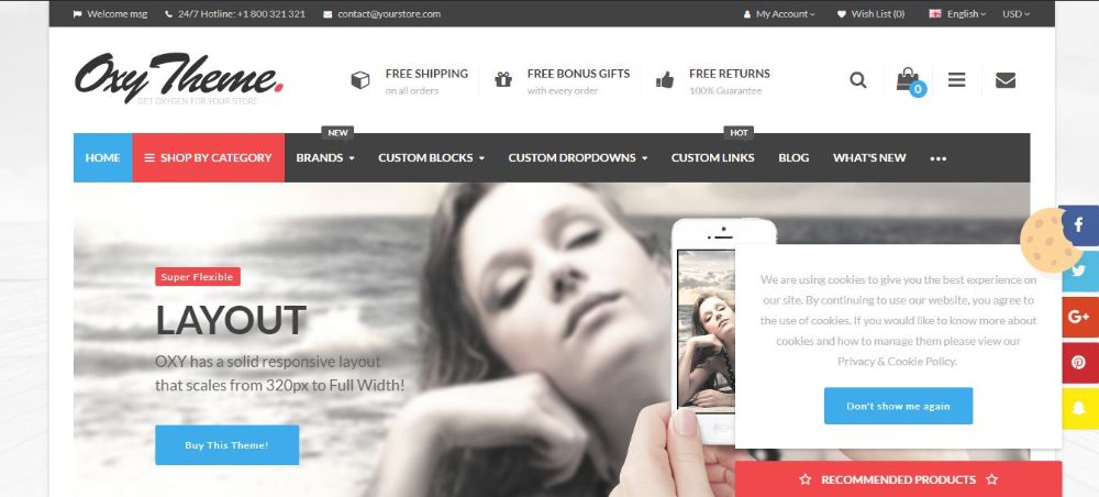 OXY - Multi-Purpose Responsive OpenCart 3 Theme