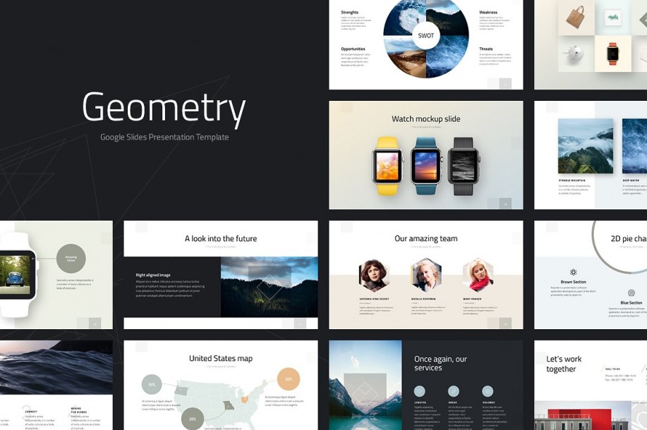 Geometry Template for Google Slides