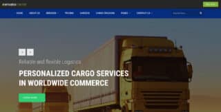 Startly Logistics Cargo Transportation Website Template