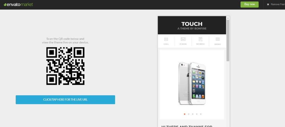 TOUCH: A Lighter-than-air WordPress Mobile Theme