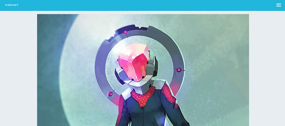 Vibrant Mobile Theme