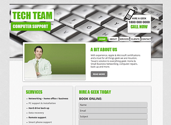 Hi Tech Website Template