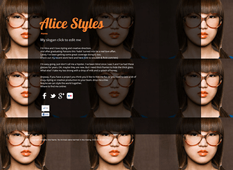 My Bio One Pager template