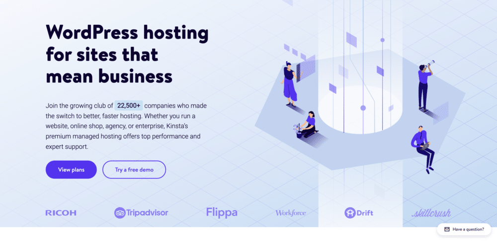 Kinsta - top WordPress hosting provider