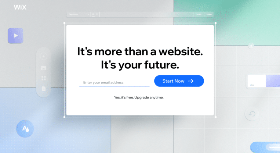 Top Wix Landing Page Example